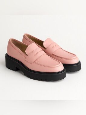 POPPY BARLEY Pink Platform Loafers | Size 11 fits like 10|